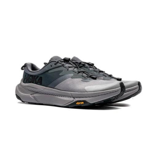 Hoka One One Transport 1123153-CKBC Sneaker Mens 10.5 Gray Running Shoes HTAT615