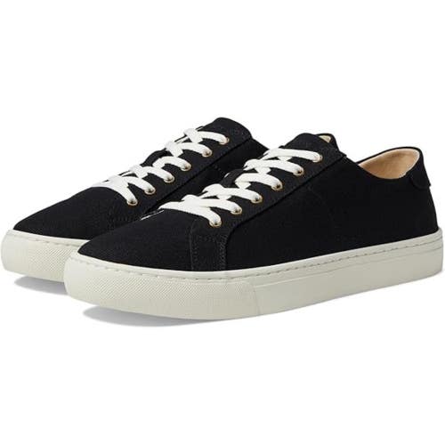 Soludos Ibiza M03OB033BB Sneakers Men's 9.5 D Black Leather Casual Shoes HTAT814