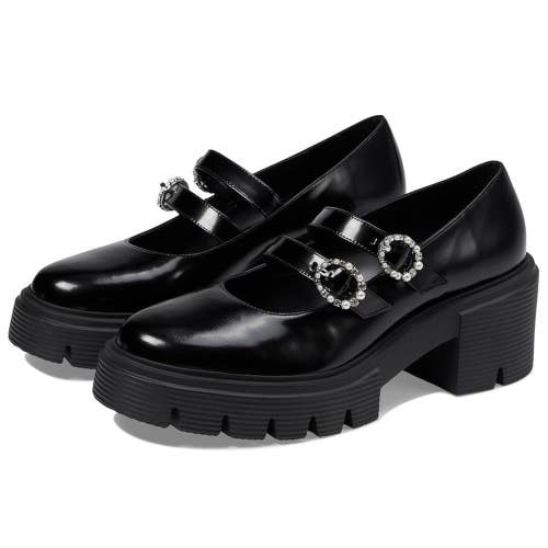 Stuart Weitzman Soho Leighton Women's US 8.5 M Black Leather Mary Jane HTAT1042