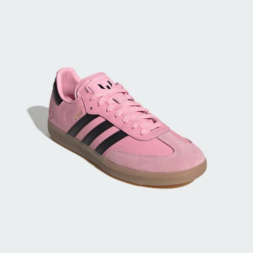 Adidas Samba Messi JP7844 Sneakers Men's Pink Black Indoor Soccer Shoes LIQ438