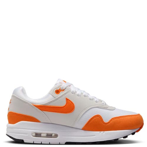 Nike Air Max 1 '87 DZ2628-002 Women's US 9.5 Gray Orange Lifestyle Shoes LIQ462