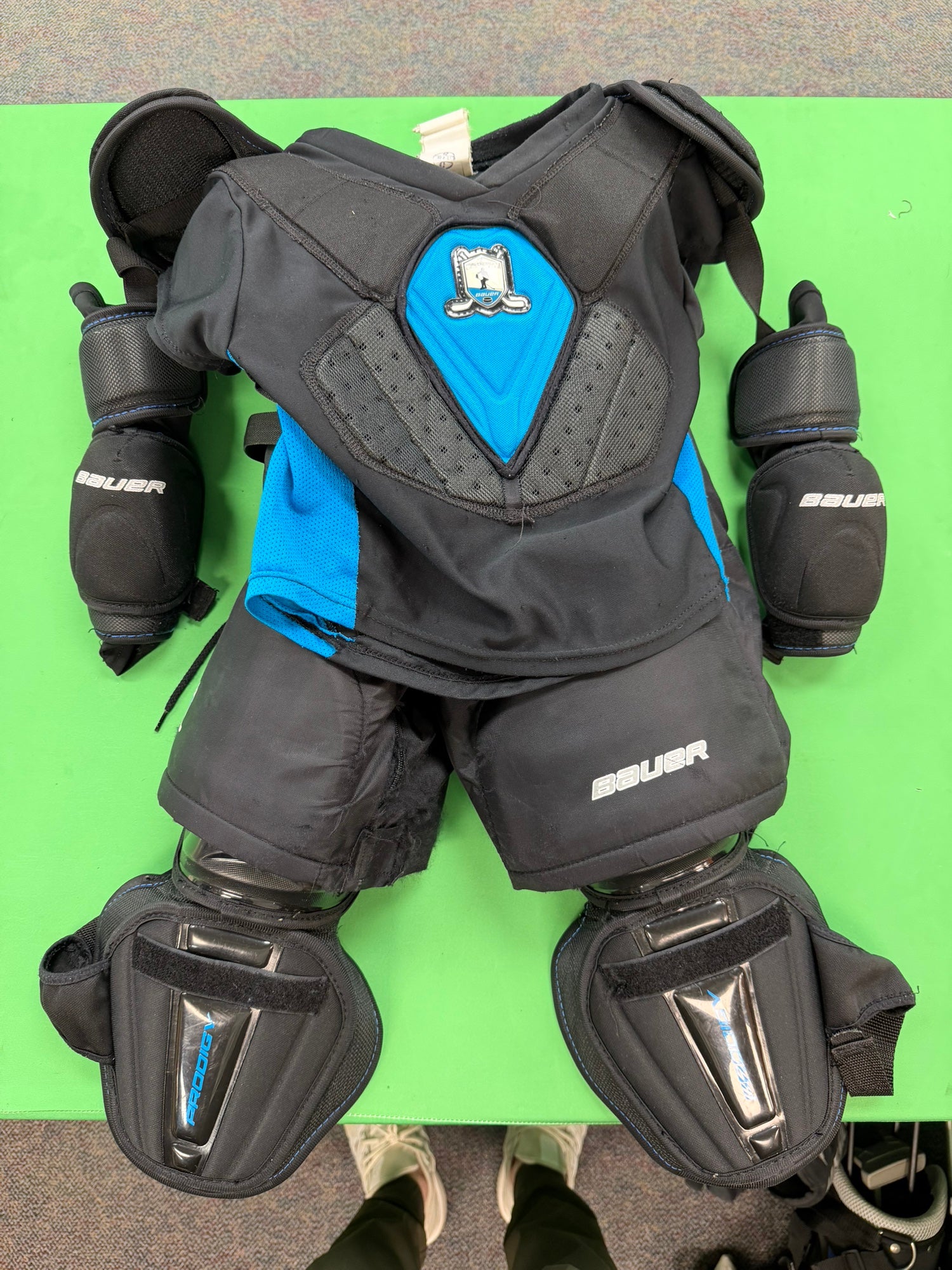 Protecteur Poitrine Et Bras Bauer Prodigy GSX – Pour Gardien De But Loisir – Ajustable, Couverture Complète