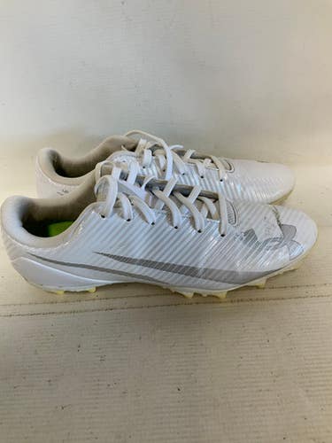 Used Under Armour Adult FB Cleats White Senior 8 11823-S000038561