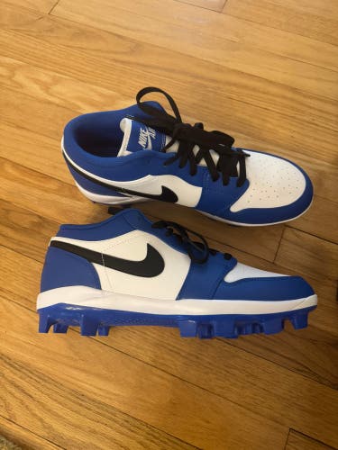 Blue Men's Size M 11.0 (W 12.0) Jordan Molded Cleats (New)