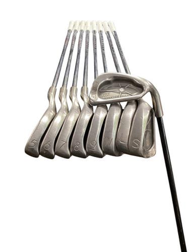 Used Ping IST WHITE DOT Mens Iron Set RH 5I-SW 11443-S000204843