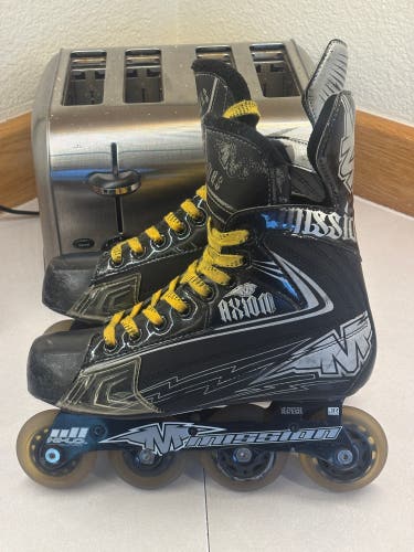 Mission Axiom A3 Inline Skates Regular Width Size 4 (Used)