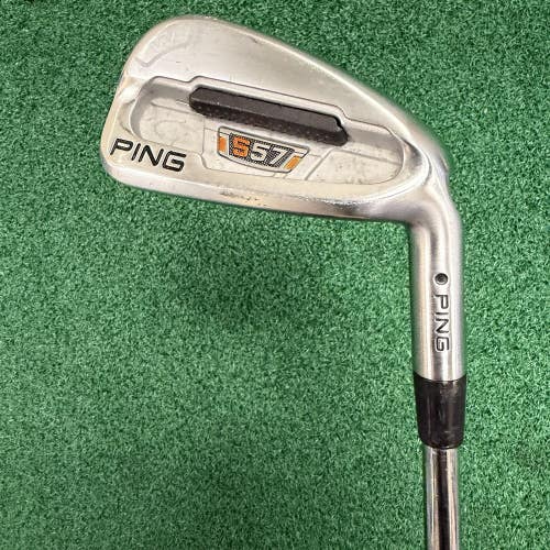 PING S57 Black Dot Single 7 Iron RH TT Dynamic Gold S300 Steel Shaft Stiff MRH