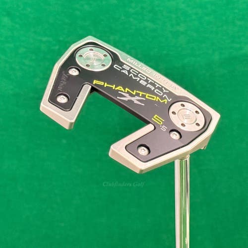 Scotty Cameron 2021 Phantom X 5.5 Slant-Neck 34" Putter Golf Club w/ Headcover