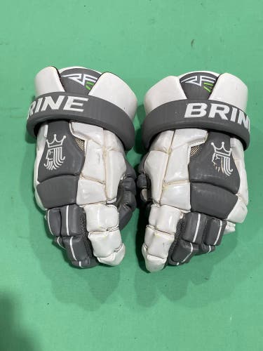 Used Brine RP3 Lacrosse Gloves 13"