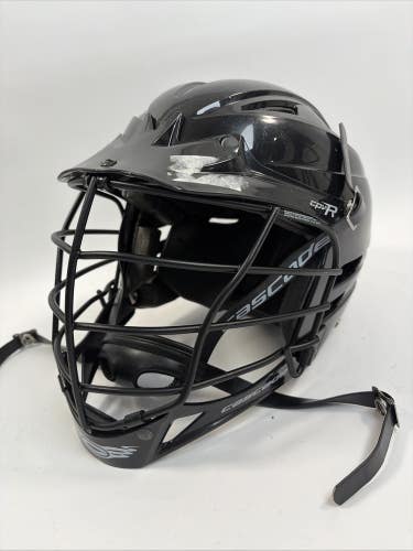 Cascade CPV-R Lacrosse Helmet, S/M-R, Black