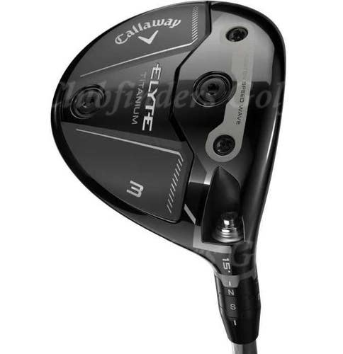 NEW Callaway ELYTE Ti 15 Fairway Wood 3 Project X Denali Blue 6.0 Stiff w/ HC