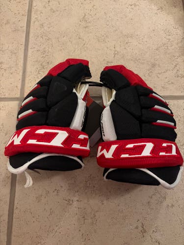 CCM Tacks 4 Roll Pro 2 Gloves 12" (New)