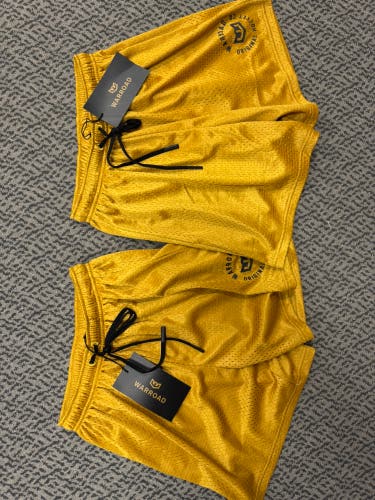 2-Pack Warroad Gold Small Adult Unisex Shorts (New)