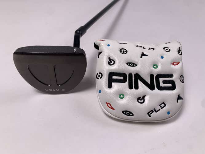 Ping PLD Milled Oslo 3 Gunmetal Putter 34" Composite Graphite Mens RH HC