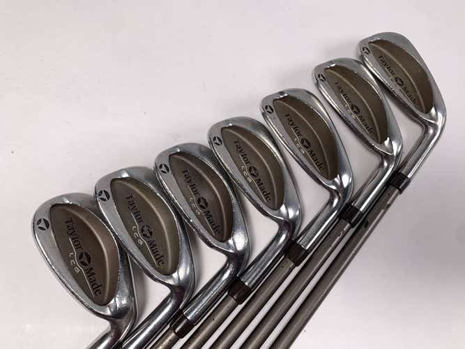 TaylorMade Burner LCG Iron Set 4-PW+SW Bubble 2 L-60 Ladies RH No 7 iron