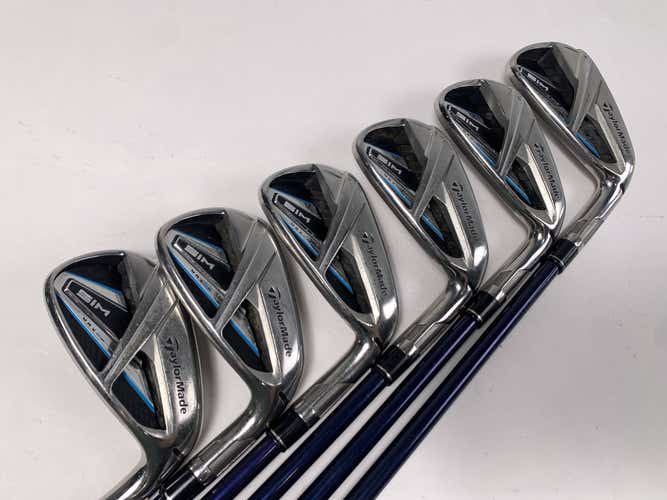 TaylorMade SIM MAX Iron Set 4-9 Fujikura Ventus Blue Regular Graphite RH NO PW