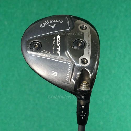 Callaway ELYTE Ti 15 Fairway Wood 3 HZRDUS Smoke Yellow 6.5 X-Stiff w/ HC