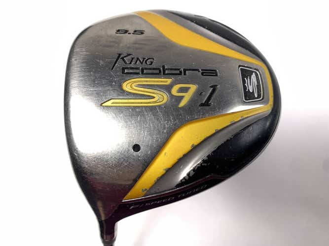 Cobra S9-1 F Driver 9.5* Aldila DVS-HL 55g Stiff Graphite Mens LH Midsize Grip