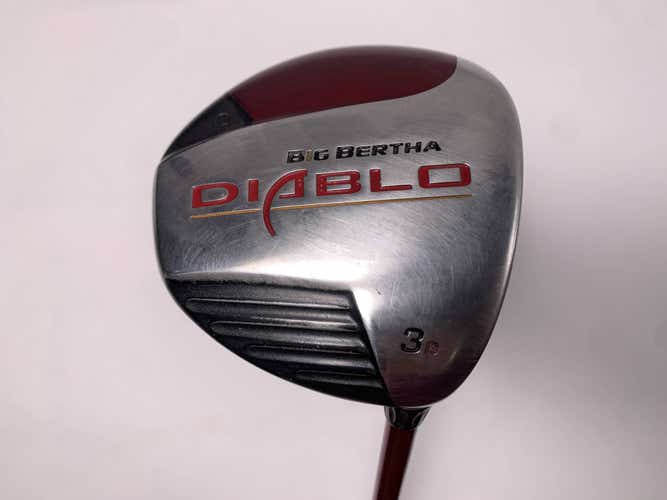 Callaway Big Bertha Diablo 3 Fairway Wood 15* 60g Regular Graphite Mens RH