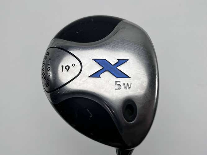 Callaway X 5 Fairway Wood 19* Fujikura 60g Senior Graphite Mens RH Midsize Grip