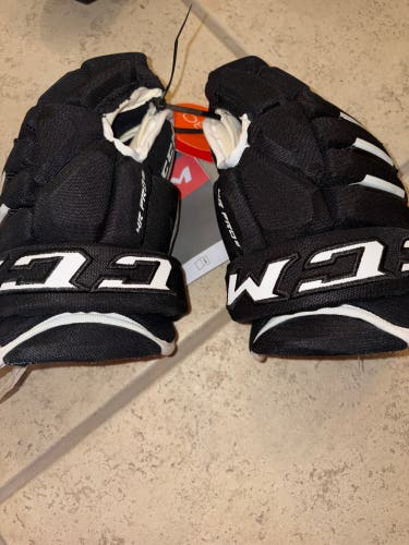 CCM Tacks 4 Roll Pro 2 Gloves 12" (New)