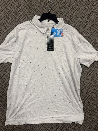 XL Men's Bauer Printed Perf Golf Shirt (New)