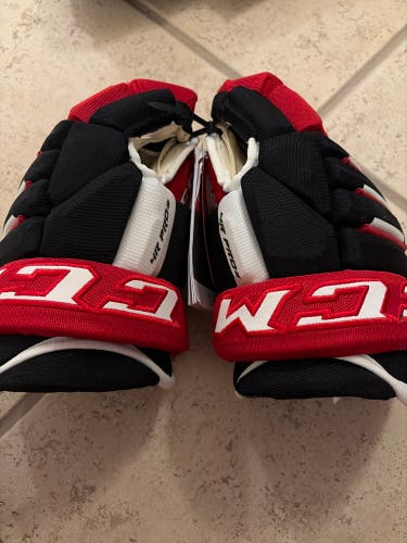 CCM Tacks 4 Roll Pro Gloves 12" (New)