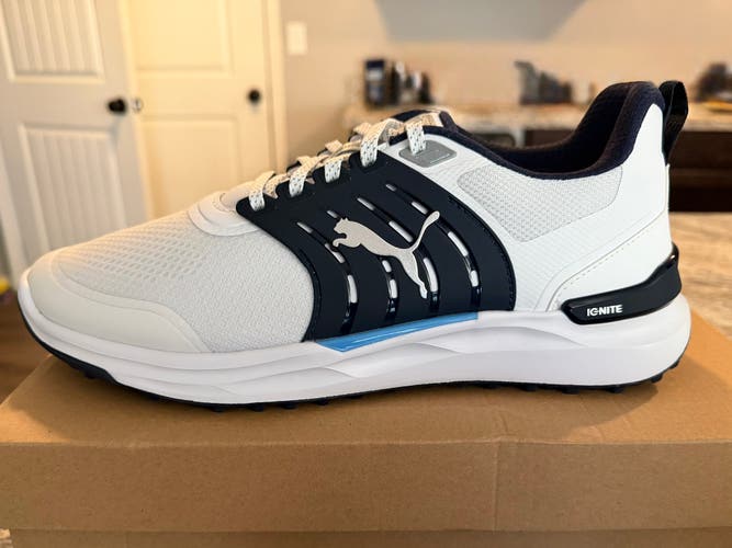 Men's Size M 9.0 (W 10.0) Puma Ignite Golf Shoes (New)