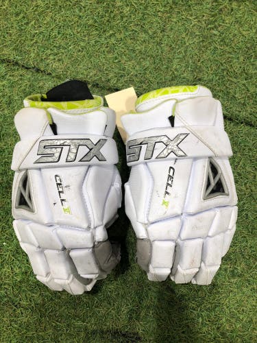Large STX Cell V Lacrosse Gloves (Used)