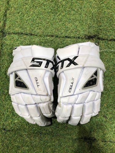 Large STX Cell IV Lacrosse Gloves (Used)
