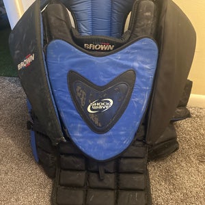 Large BROWN JB554 Goalie Chest Protector (Used)