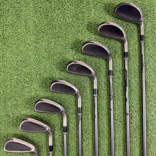 Cleveland Hibore Hybrid Iron Set 3-PW Stiff Flex Graphite 83g +3/4 Long