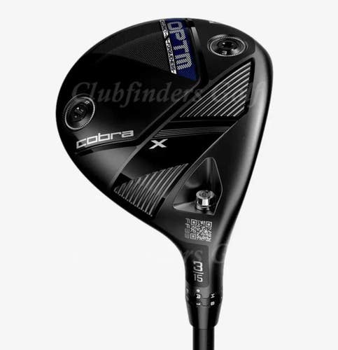 NEW Cobra 2026 OPTM X 15 Fairway Wood 3 Kai'li Dark Waves Blue 60S Stiff w/HC