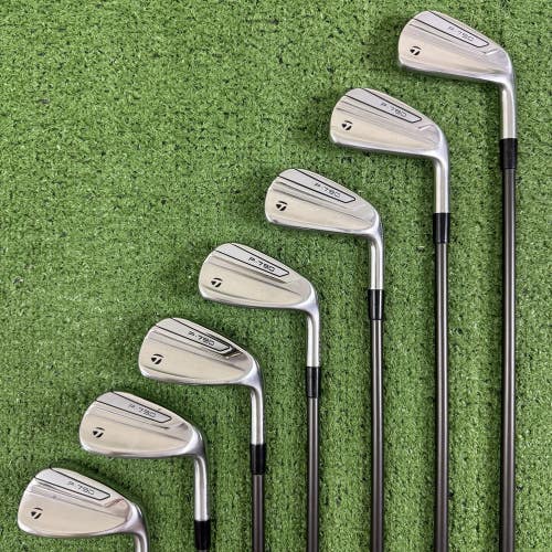 Taylormade P790 2019 Iron Set 5-PW AW UST Mamiya Recoil ES F3 Regular Flex