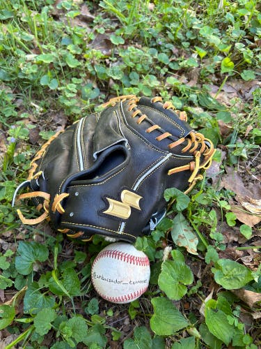 SSK Proedge Size 33 Catchers Mitt Made In Japan Baseball Glove Black