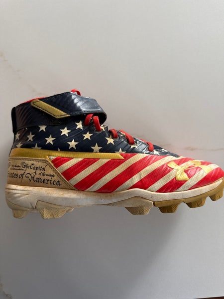 Kid's 4.5Y (Big Kids / Youth) Youth Under Armour Bryce harper Molded Cleats (Used)