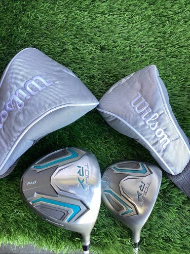 Wilson Tour RX Fairway Woods Set Driver & 3w With Ladies Graphite Shafts