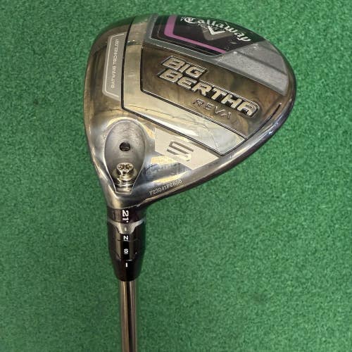 LEFT Handed Ladies Callaway Big Bertha REVA #5 Fairway Wood LRH Women's Graphite