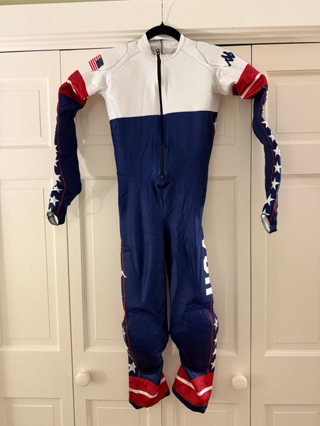 Medium US Ski Team Olympic GS Ski Suit (Used) FIS Legal padded