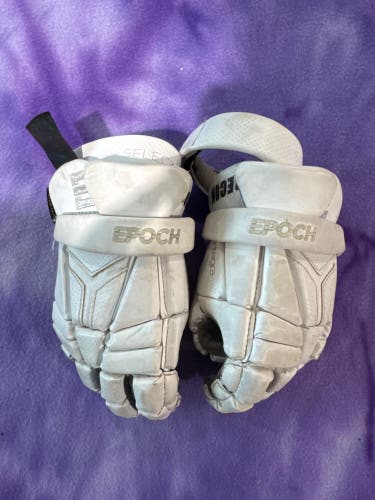 White Epoch Integra Lacrosse Gloves (Used)
