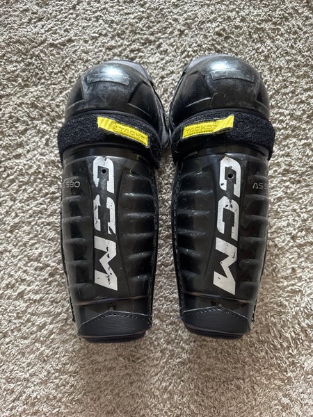 CCM Tacks AS-580 JR 12" Shin Pads (Used)