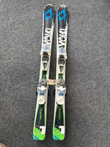 Volkl RTM Jr 100 cm Skis With Marker 4.5 Bindings (Used)