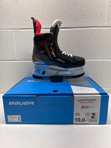 New!! Bauer Vapor X5 Pro Hockey Skates 10 Fit 2