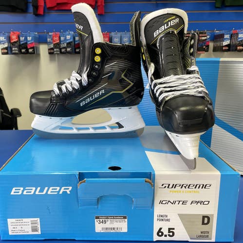 NEW! Bauer Supreme Ignite Pro Hockey Skates - Size Senior 7 Regular Width