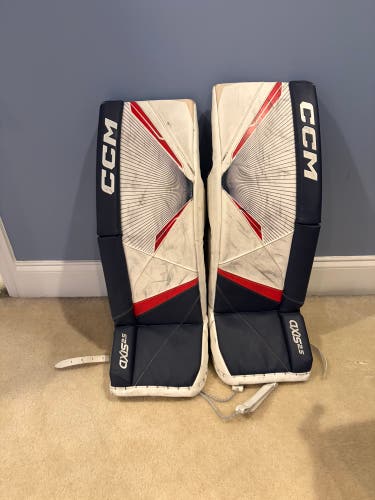 28" CCM Axis 2.5 Goalie Leg Pads (Used)