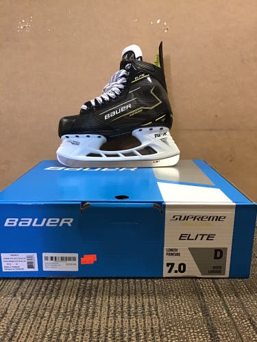 2024 Bauer Supreme Elite Hockey Skates Regular Width 7 (New)