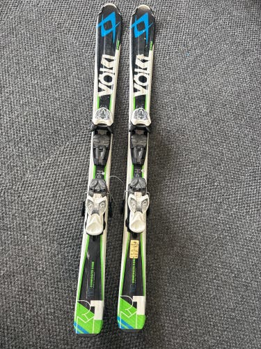 Volkl RTM Jr 110 cm Skis With Marker 4.5 Bindings (Used)