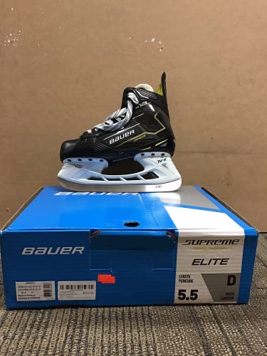 Bauer Supreme Elite Hockey Skates Regular Width Size 5.5 (New)