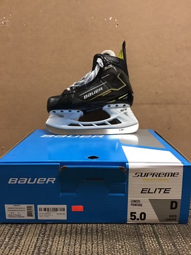 Bauer Supreme Elite Hockey Skates Regular Width Size 5 (New)
