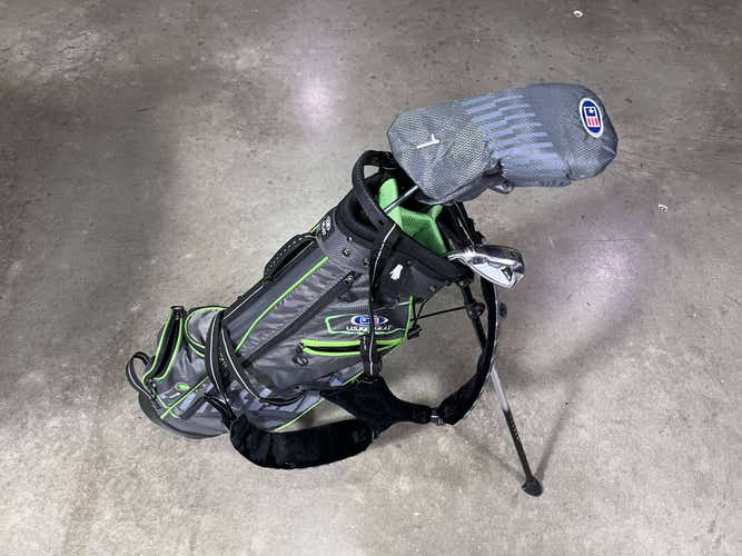 US Kids WT-15s 57" Club Set Driver 4H  7 PW Putter & Bag 57'' Youth Junior LH